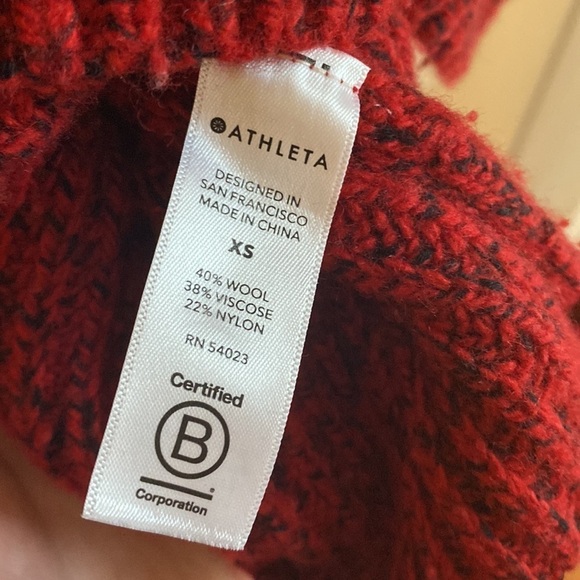 Athleta Sierra Wool Blend Chunky Knit Crew Sweater - XS - Picture 13 of 13